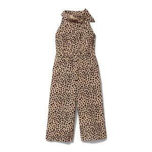 Janie and Jack Cheetah Animal Print Halter Romper Size 5